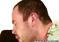 Raunchy dude spanking his friends butt