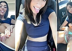 Large Breasts College Teen Caught Masturbating in Her Car In advance of Class