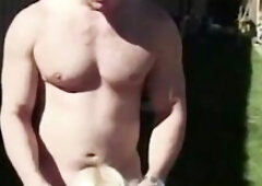 A slim golden-haired doxy says that babe can't love her chap, but that babe can screw him