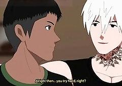 Amateur straight guys get playful with gay boys in animated fun