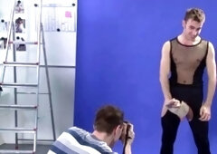 Gay couple loves and moans as they enjoy their passionate session