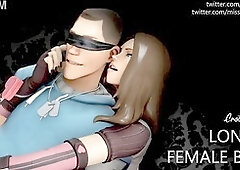 Seductive female boss Missixxy in a glamorous ASMR audio experience