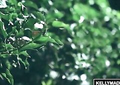 Kelly and Ryan's voyage to the woods is interrupted by Jason Voorhees! This Chab just couldn't resist Kelly's giant bazookas, so that g