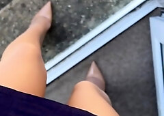 Foot fetish Handjob POV