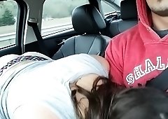 Sensual amateur teen delivers a nice blowjob in the outdoors