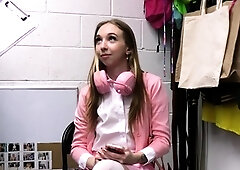 Cute streamer in pink clothes rough fuck