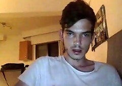 Greek Boy,big Fat Cock On Webcam