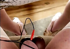 Outstanding Estim session and hand finish my milking during the time that clothed in some sheer girly delights. All done in front of windows so I can 