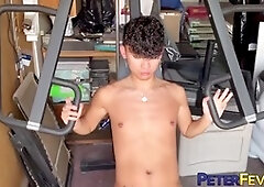 Solo male gets off with sex toys from Peterfever