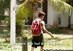 Twink Asian stuffing amateur for cum after enjoying blowjob