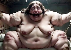 Chubby SSBBW fastened tightly, her heavy chubby and wide twat glistening with juices. This babe's highly hopeless and lustful, groaning and strug
