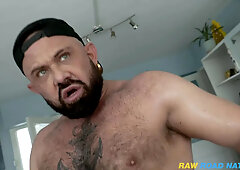 Camera Man - Massive Cock Chav Fucks Horny Hairy Hunk Joins In!