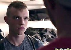 Latino gay cop makes his snitch suck & fuck his cock