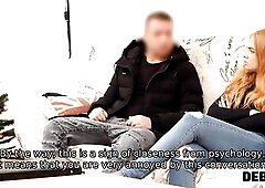 DEBT4k. Angel has no money to pay the debt so collector has to fuck her