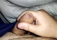 Lonely guy gets off by himself