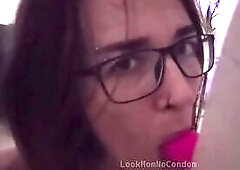 Freya Flowers Sucks Sex Doll's Schlong