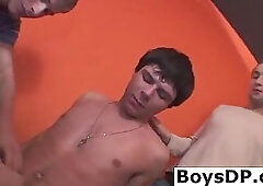 Three Thugs Taste DP Session With Cock Blowing