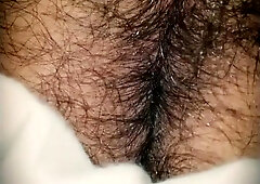 Playing with my hairy ass 3