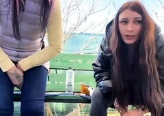 slut his tall blonde fetish flashing ass on live webcam