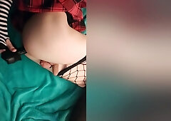 Femboy Anal Stretching Hard Until He Cums Handsfree