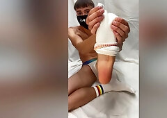 Kitty Femboy Showing Feet And Ass