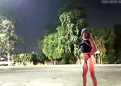 Showing the body on the night