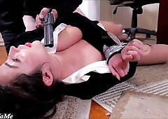 Bank Robbery - Security Guard And Bank Manager Ducttape