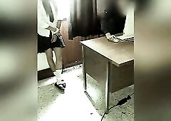Camera Films Teacher and Student! Quickie Sex in the College Office ! Teacher Screws STUDENT in the Office for a MORE EXCELLENT GRADES!