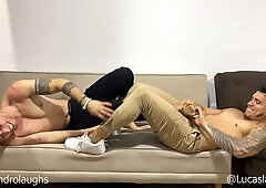 I enjoy my hetero roomy in my sofa