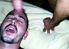 Hunk Latin Amateur Blowjob