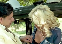 Hot blonde Natasha Marley with big tits gets outdoor action from Paul Chaplin after a Tinder date