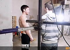 Boynapped Tormentor Examines His Slaves Crevasse Part two Cropping Strapped Bony Twink (Rev Sir Kane)
