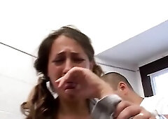 Italian amateur mother I'd like to fuck floozy hardly drilled form behind by a coarse chap