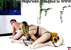 Trans Pornstar Casey Kisses screws Lance Heart’s butt for HotTS