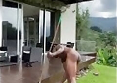 Sweaty Outdoor BBC And Black Bubble Booty