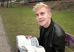 Awesome cowgirl riding from a bleached twink slut