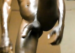 BIGGEST CUM ???????????????? KENYAN FREAK BUSTING A LOT OF CUM FOR U