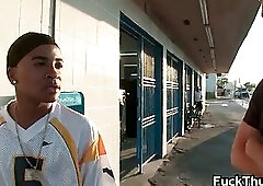 Outdoor interracial guys