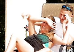 Bunch of wicked swingers swapping partners and giant naughty group sex in Playboys bedroom