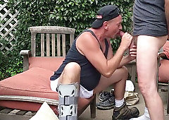 nasty daddy worships and Sucks Cock with Passion