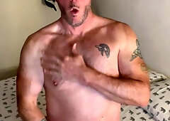 Macho Country Dad Draining Salami