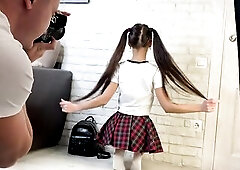 I CAME TO A PHOTO SHOOT. PHOTOGRAPHER BANGED Nicole and Alex