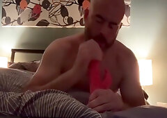 Straight Guy Finds Gf’s Dildo - Gives