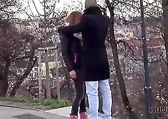 Hunt4k. cuckold cant stop his girlfriend jenifer crimson selling