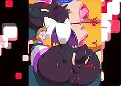 rouge x topaz lesbian sex and squirt