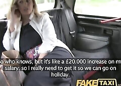 FakeTaxi Jock hungry large boobed mother I'd like to fuck screwing her taxi driver