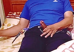 I wank and take out my baby batter in a settling