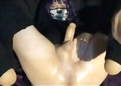 footjob POV and cumming with Raven LeTrap