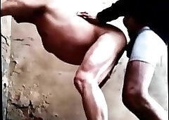 compilation of an hot old man fucking outside