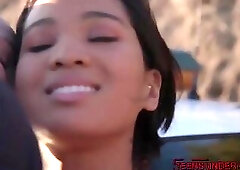 Young stunners cuffed and fucked hard by police officer